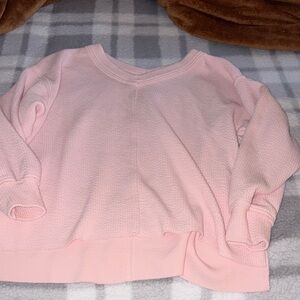 Aeries Pink Oversized Sweater